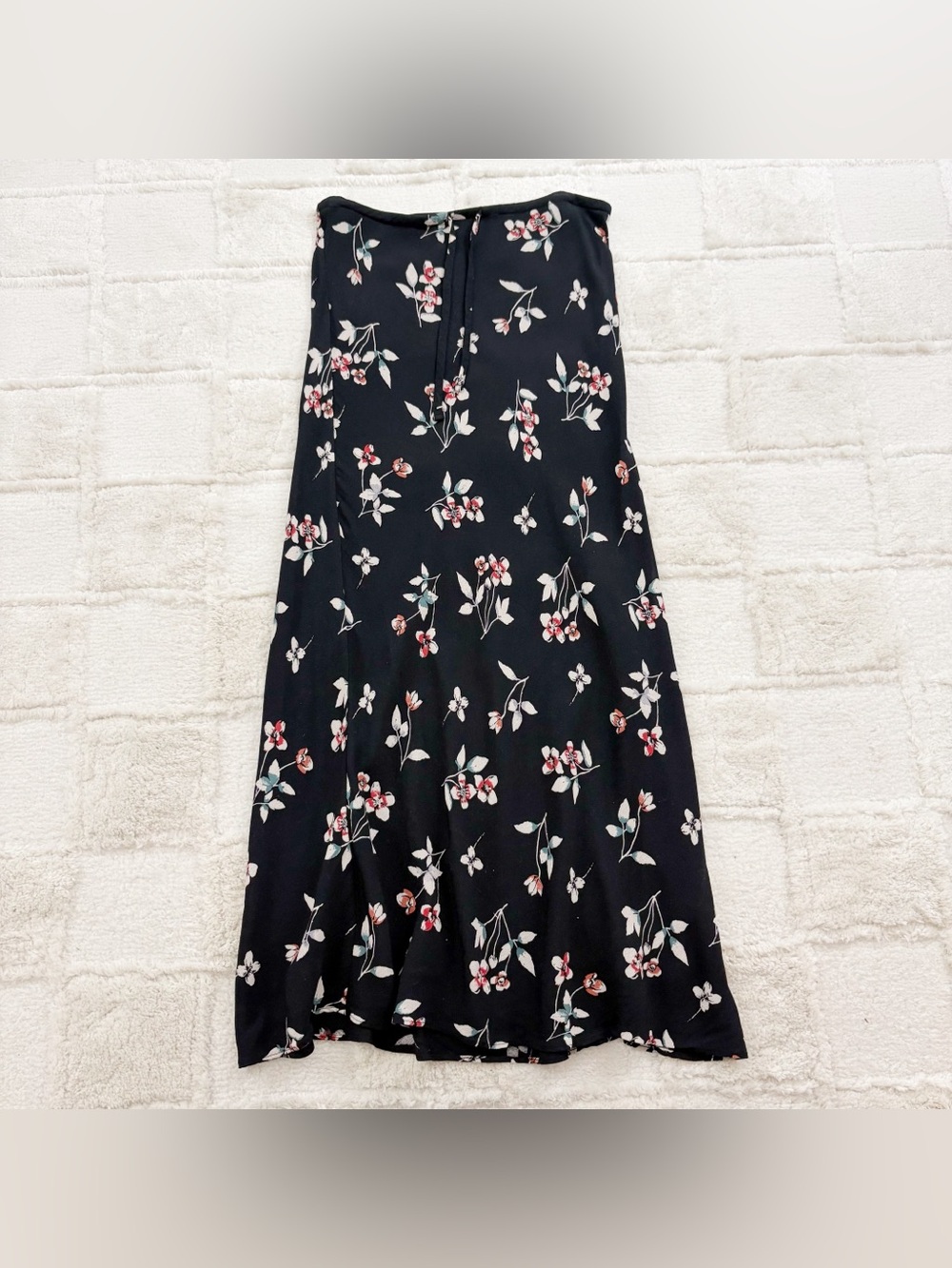 Madewell Floral Midi Slip Skirt 2 - Picture 3 of 10